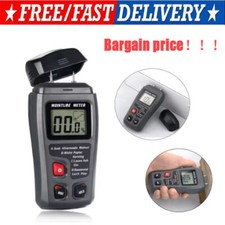 Digital LCD Wood Moisture Meter Detector Tester Wood Firewood Paper Cardboard