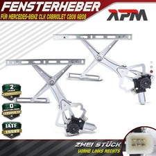 2x Fensterheber mit Motor Vorne Links Rechts für Mercedes-Benz CLK Cabriolet 2x Fensterheber mit Motor Vorne Links Rechts für Mercedes-Benz CLK Cabriolet