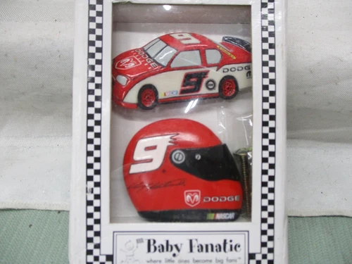 Baby Fanatic Drawer Pulls Knob Nascar Orange Dresser Handle Car #9 Kahne Dodge