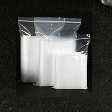 2.5 Mil Clear Plastic Zip Lock Zipper Bag Seal Reclosable Baggies 6x8 In 15x22cm