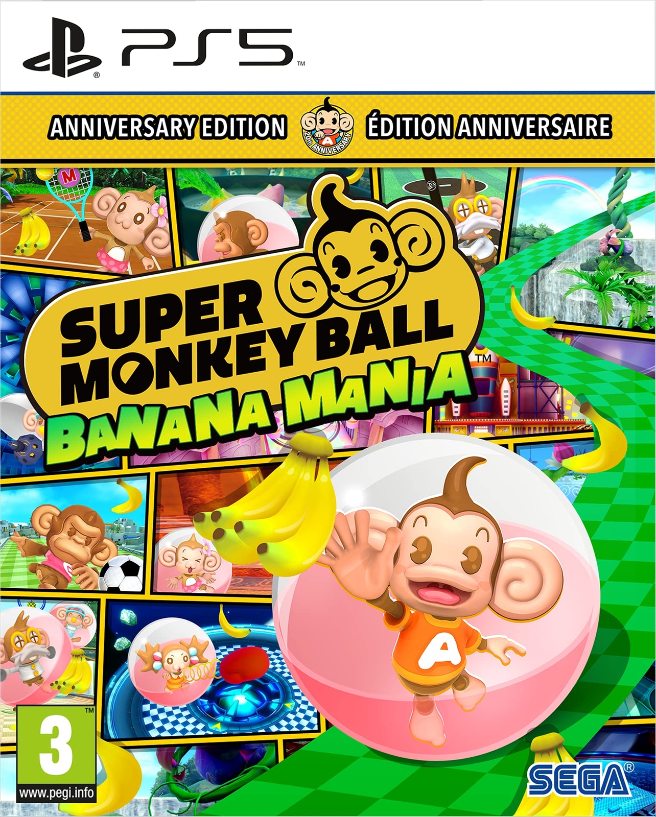 Super Monkey Ball Banana Mania: Launch Edition (PS5) (Sony Playstation 5)