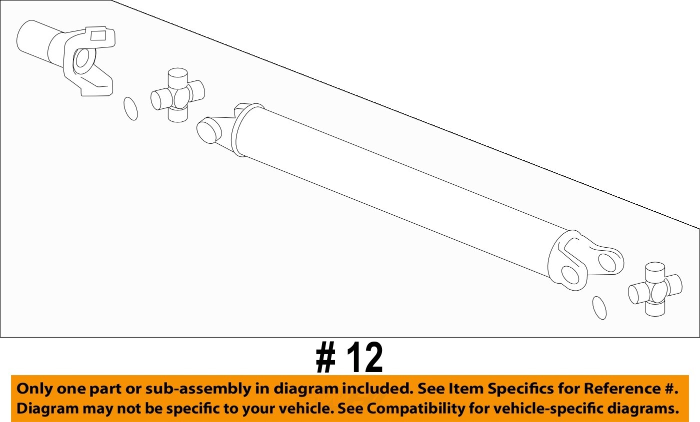 GM OEM Rear-Drive Shaft 84042200 | eBay