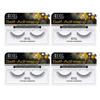 Ardell Self-Adhesive False Eyelashes #110S Black (4 Pairs)