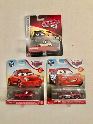 Mattel Disney Pixar Cars Metal Racing Red Lightning McQueen 95 CHASE  METALLIC