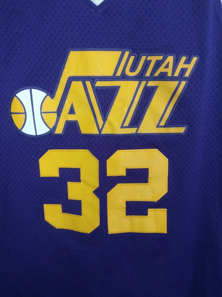 Camiseta Karl Malone Utah Jazz Jersey basquete tamanho GRANDE Adidas ig93 - Imagem 4 de 4