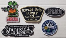 STURGIS CHOPPER SHOW PATCHES MOTORCYCLE SHOP V6 CAR UNION UNIFORM EMBROIDERED