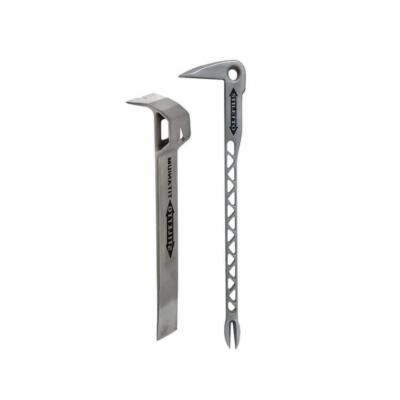 Titanium Multi Functional Glazer Bar with 12 in. Titanium Clawbar Nail Puller