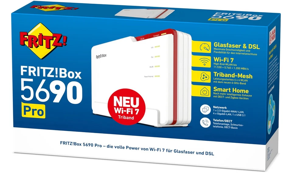 AVM Fritz! Box 5690 Pro (20003043) von Händler ⭐⭐⭐⭐⭐