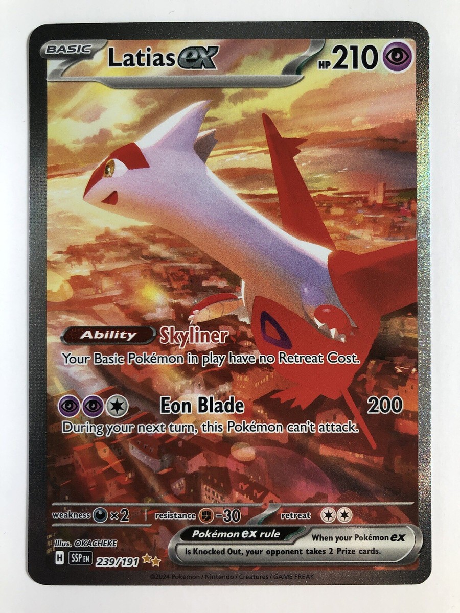 Latias ex 239/191 Sv08: Surging Sparks for sale | eBay