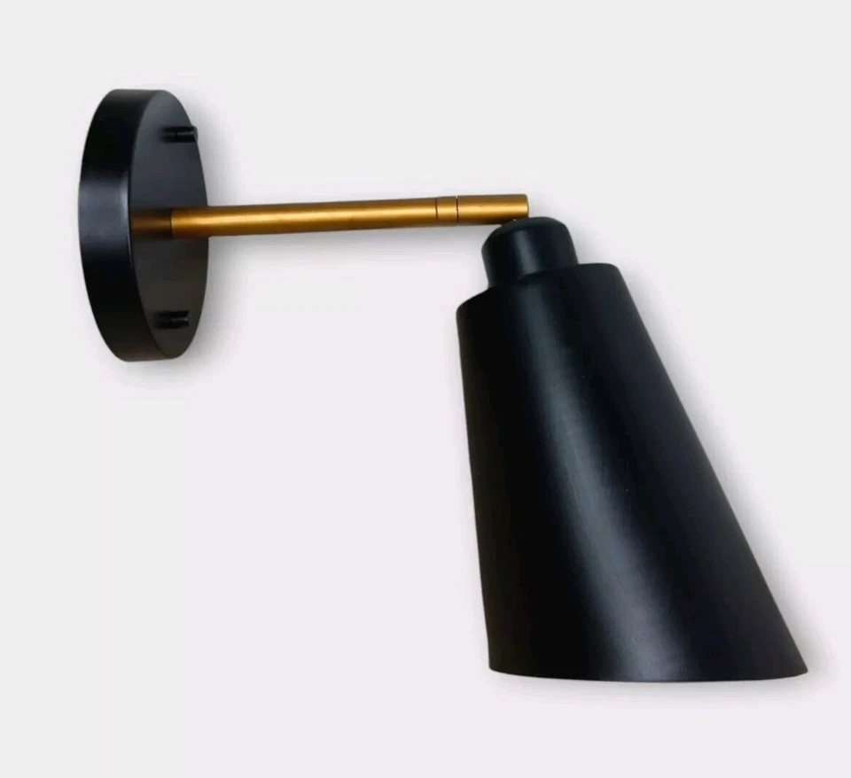 Aplique Kenroy Home Alvar 1 luz negro Foto 3 de 4