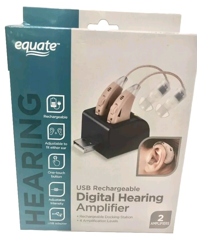 Equate USB Rechargeable Digital Hearing Amplifier Sound Amplifier 4
