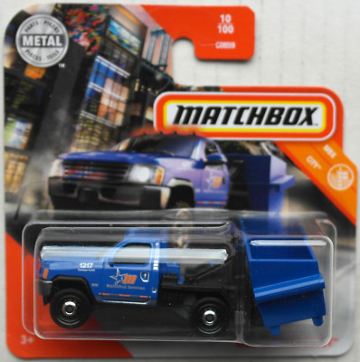 Matchbox MBX Garbage Scout blau Neu/OVP Pickup Müllabfuhr Abfallwirtschaft blue