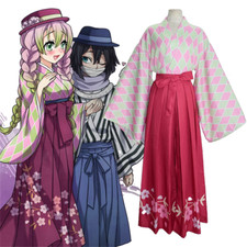 Anime Demon Slayer Kamado Nezuko Halloween Cosplay Anime Game School Uniform