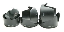 Six Plastic Lens Hoods For Nikon AF Different Digital Lenses. See Picture.