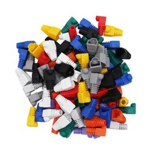 RJ45 Strain Relief Boots 100 PCS CAT5 CAT5E CAT6 Plastic Network Cable Boots