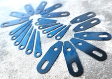 12 Sets of 18g Blue Tempered Skinny Liner Shader Tattoo Machine Spring Sets US