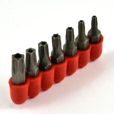 7 pc Security Torx Bit Set Tamper Proof Star Kit T10 T15 T20 T25 T27 T30 T40