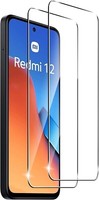 2X Schutzglas Glasfolie FüR Xiaomi Redmi 12 4G / 5G Display Hartglas Full 9H