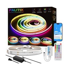 PAUTIX RGB Smart IC COB LED Strip Light Addressable 32.8ft/10m,UL-Listed 24V ...