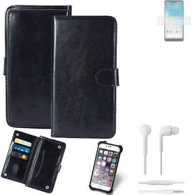 KUNSTLEDER HANDYTASCHE FÜR Huawei Honor X10 Lite + KOPFHÖRER SCHUTZ HÜLLE WAL