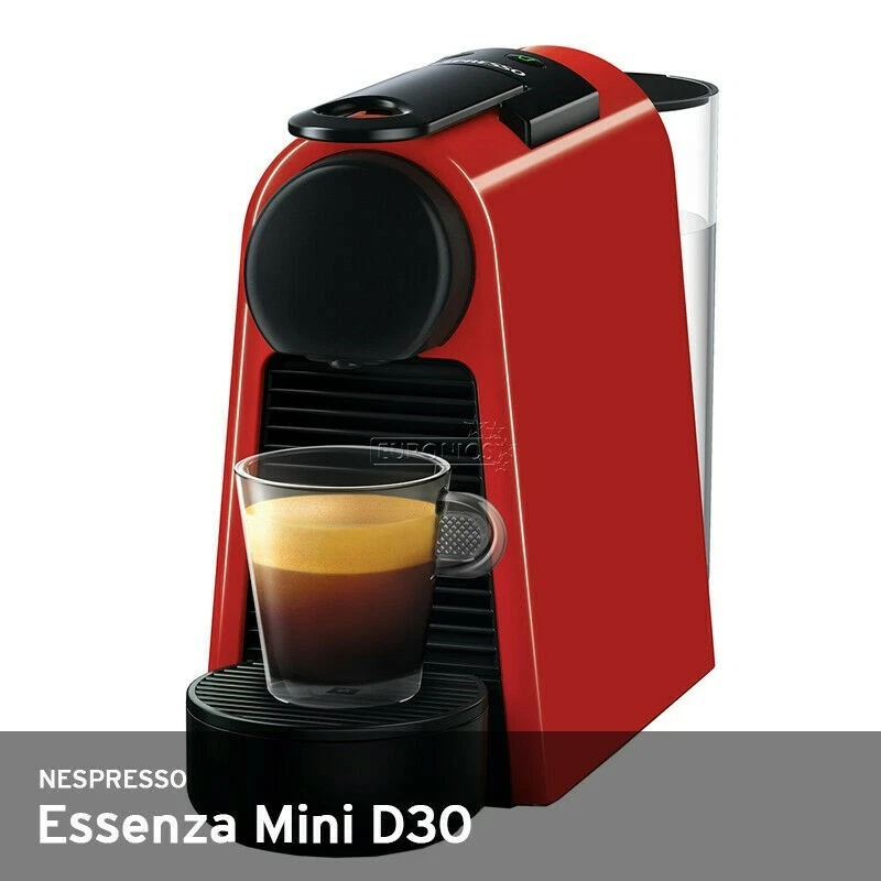 Nespresso Essenza MINI D30 RED 19 bar/220v Coffee Machine Maker +14 mix eBay