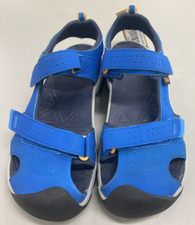TEVA HURRICANE CLOSED TOE PRO SPORTS WATER SANDALS -DAZZLING BLUE -YOUTH US 4