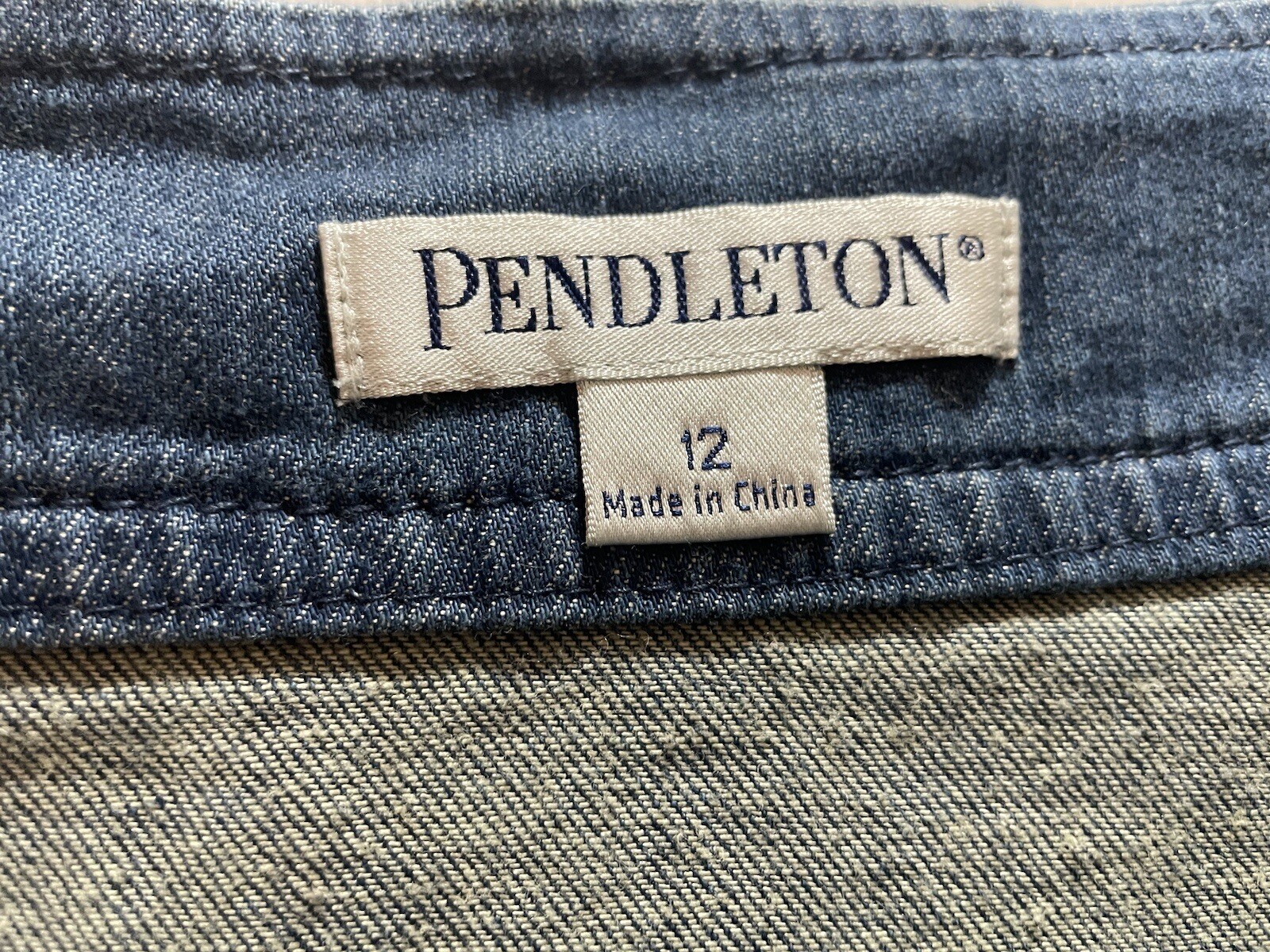 Pendleton Button Down Skirt Women’s Size 12 Knee … - image 6