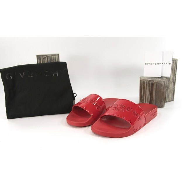 Givenchy Women's Logo Red Slides SIZE 38 NWB AUTHENTIC for sale online |  eBay
