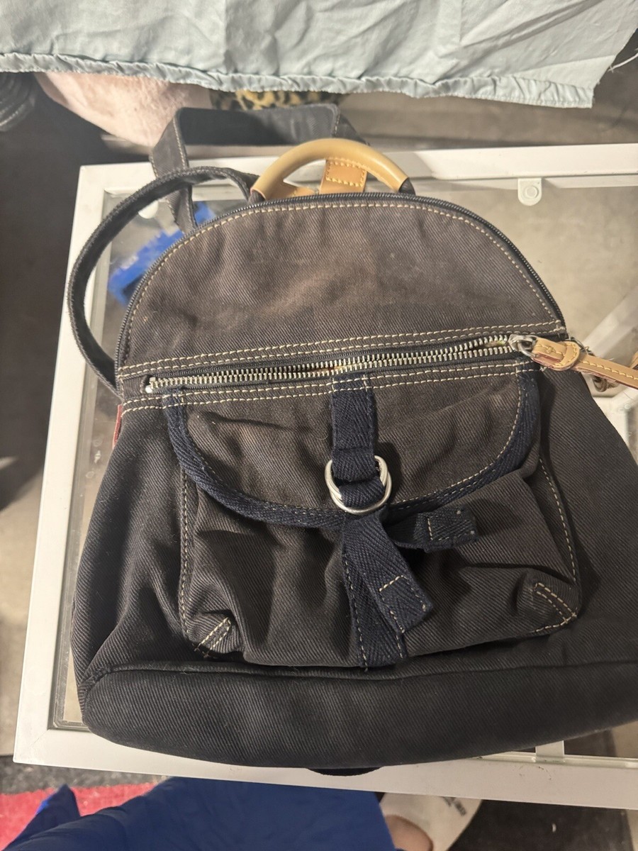 Mini fossil backpack canvas