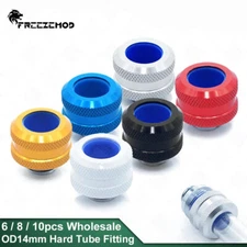 FREEZEMOD Hard Tube Fitting with Allen Key Hole For OD 14mm PETG Pipe Connection