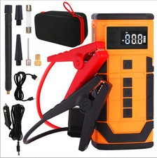 Car Jump Starter with Air Compressor, 3000A Car Battery Jumper Starter Portab...