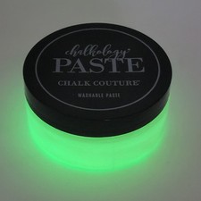 Chalkology PASTE Chalk Couture GLOW IN THE DARK - 3oz Jar - WASHABLE PASTE