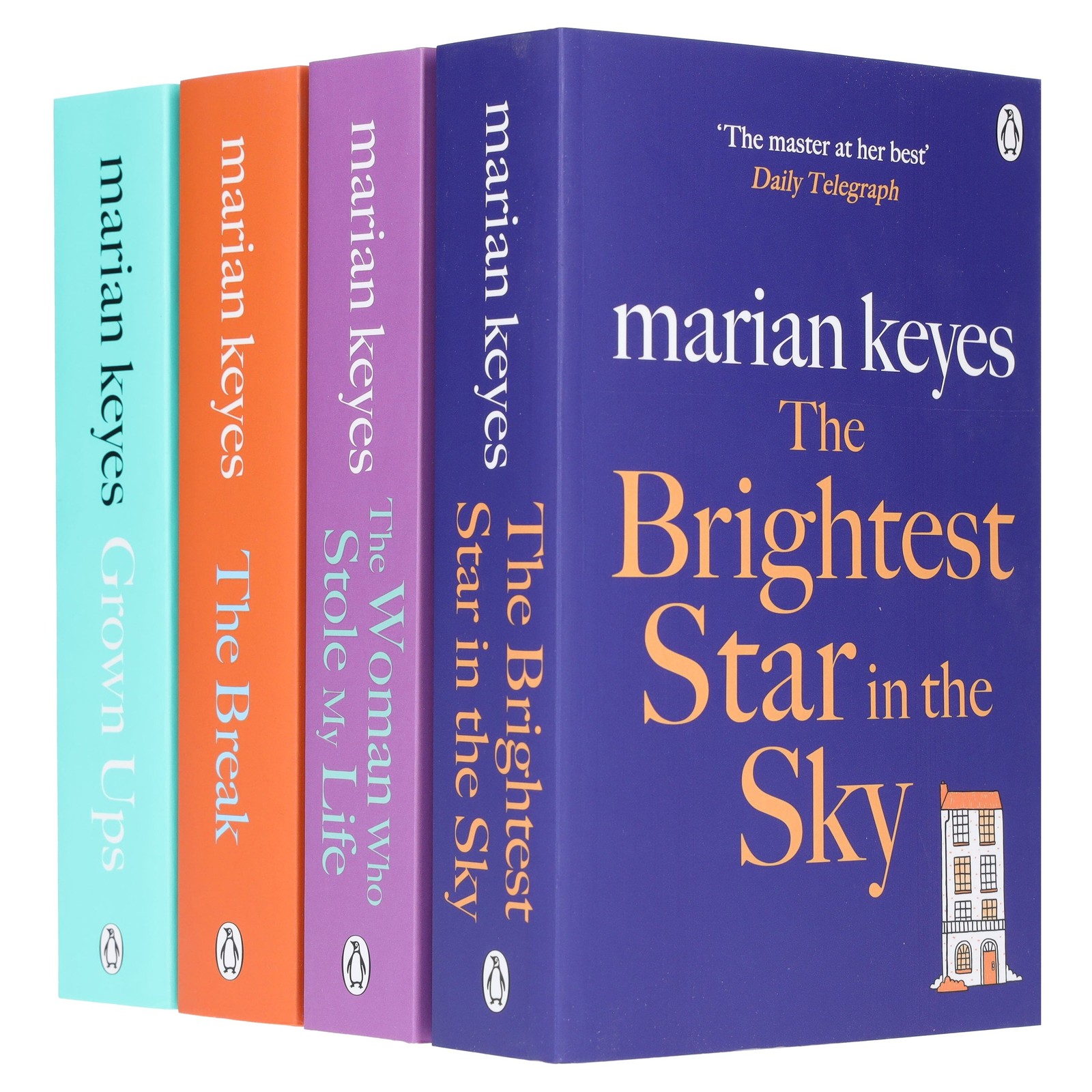 Marian Keyes Unisex Novels 4 Books Collection Set (The Brightest Star In The Sky, The Woman Who Stole My Life, The Break And Grown Ups) - Image 4