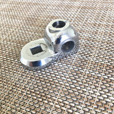 1970s LUDWIG L ARM GEARED TILTER .PART OF DOUBLE TOM HOLDER B/O MADE IN USA GOOD