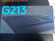 Logitech G213 Wired Gaming Keyboard Illuminated RGB Black English QWERTY