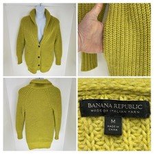 Banana Republic Italian Yarn Chunky Knit Card...