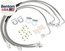 89716 Stainless Brake Lines Front And Rear Extended Brake Lines Compatible With 89716 Stainless Brake Lines Front And Rear Extended Brake Lines Compatible With