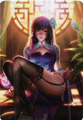 DVA OVERWATCH CFORCARD ANGELS Custom Art Goddess Story Anime Collectible Card