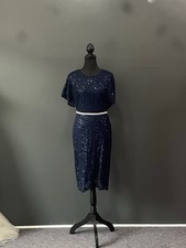 Magic Formals-Moms Navy Size Small Mother Of The Bride Dress