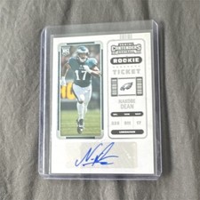 Panini Contenders Rookie Auto Nakobe Dean #188 Philadelphia Eagles 2022