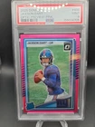 PSA9 Jaxson Dart Optic Preview Pink Prizm Rated Rookie #400 2025 Panini Donruss