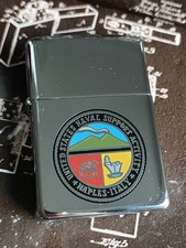 United States Naval Support Activity, Naples, Italy Zippo Lighter 1994 USS (JC)