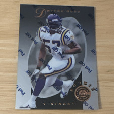 Pinnacle Certified Dwayne Rudd 1997 Minnesota Vikings Rookie Football Card #146. rookie card picture
