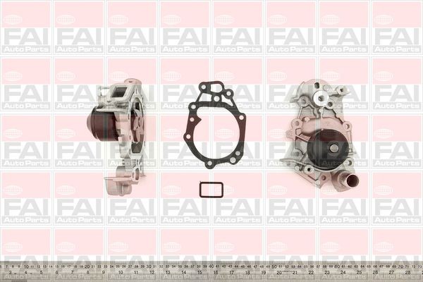 FAI WP6124 Water Pump Fits Nissan Renault Clio Kangoo Kubistar Twingo 7700864596 - Image 3