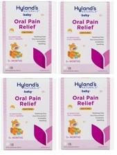  Pack 4 Hyland's Naturals Baby Daytime Soothing Relief 125 Tablets