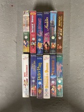 Lot Rare VHS Disney - Les Grands Classiques - Chef-d'œuvre & Trésors