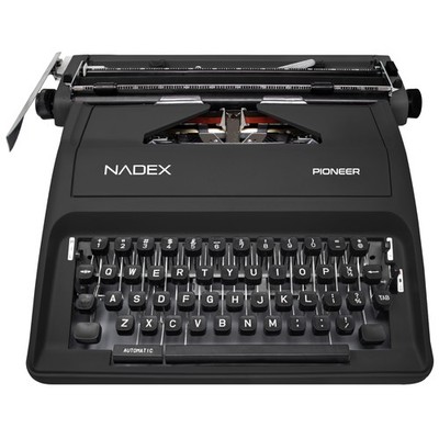 Nadex Pioneer portable typewriter - color may vary - sold as is