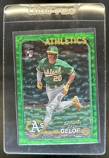 2024 Topps Zack Gelof RC Green Crackle Foil Rookie #/499 Athletics