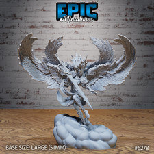Zariel Angel Prime by Epic Miniatures D D DnD Print on Demand