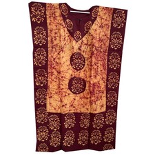 Cotton Resort Wear Travel Kaftan Boho House Maternity Maxi Womens Cover Up